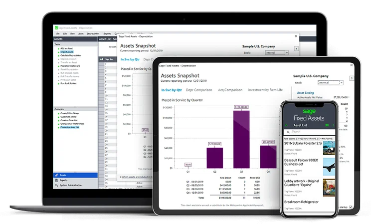 Sage Fixed Assets: devices