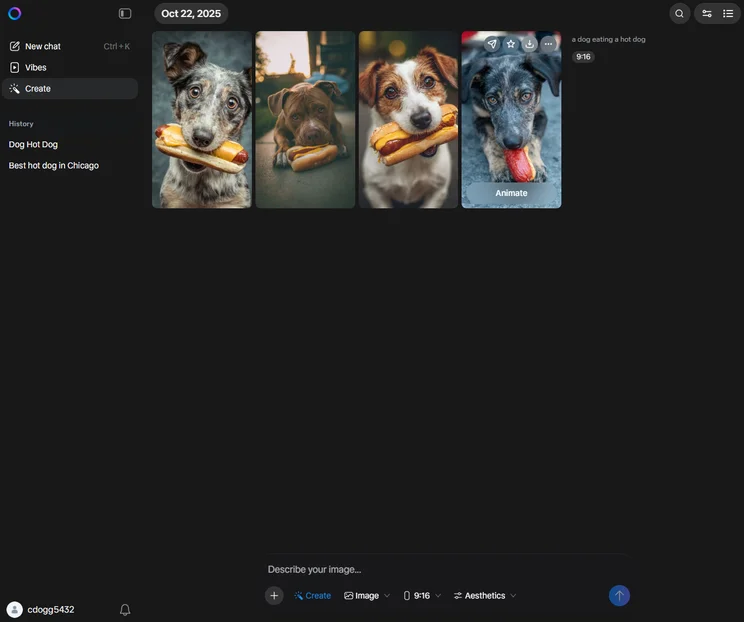 Meta AI Create