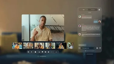 How the new Zoom app for Apple's visionOS and Vision Pro headset looks