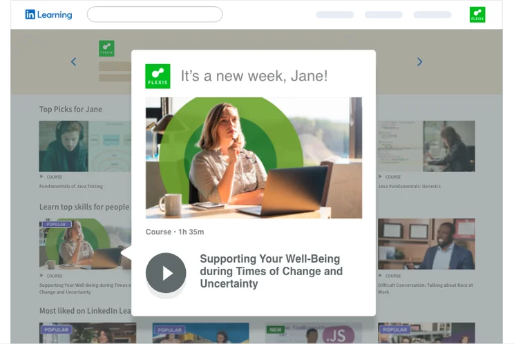 LinkedIn learning platform screenshot