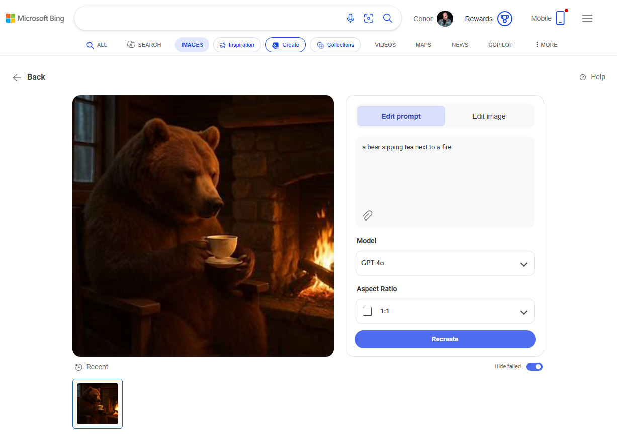 Microsoft Bing Image Creator