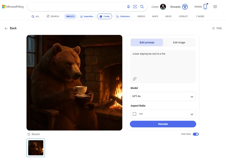 Microsoft Bing Image Creator