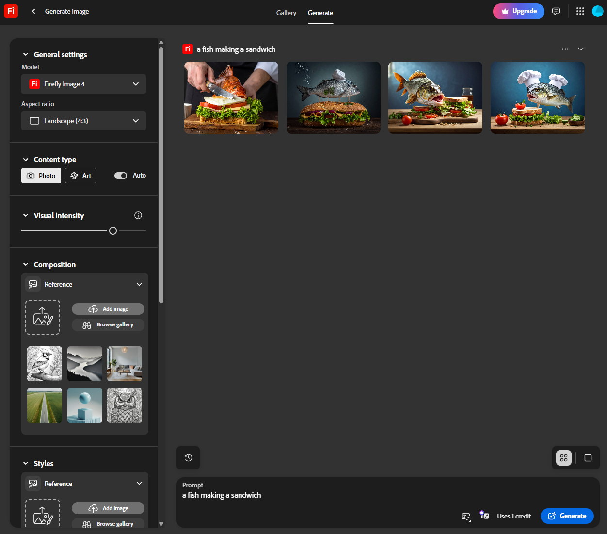 Adobe Firefly Image Generator