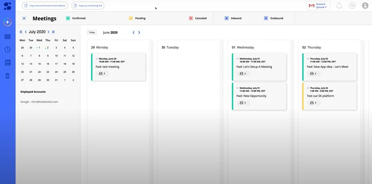 Sidekick AI scheduling software