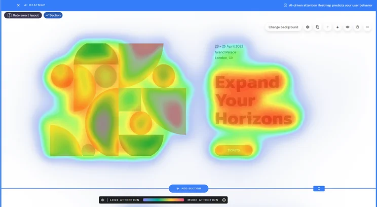 Hostinger's AI heatmapping feature lets you gain valuable insights into user engagement on your website