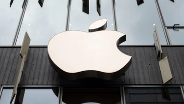 Apple Logo on Building