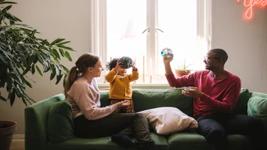 parents with a child