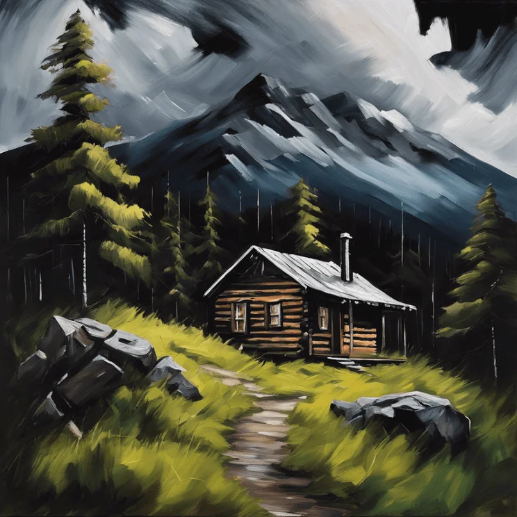 DreamStudio Cabin Mountain