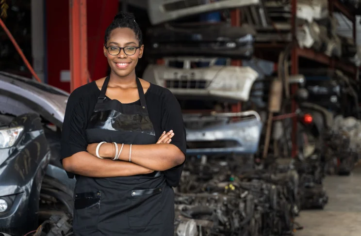 Female black business owner