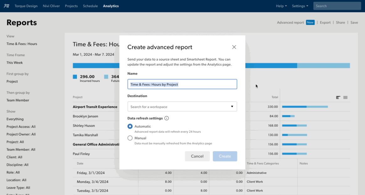 Smartsheet Automated Reports