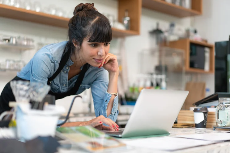 Female business owner