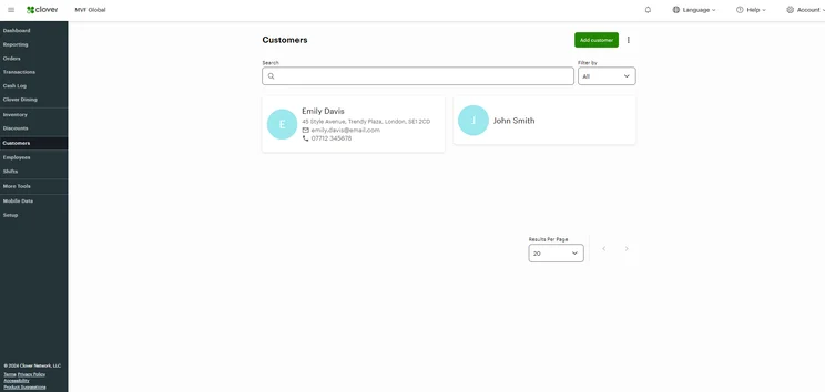 Clover customer profiles