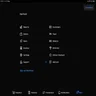 The Square POS menu, as viewed on the front end.