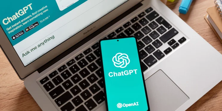 ChatGPT Mobile Laptop
