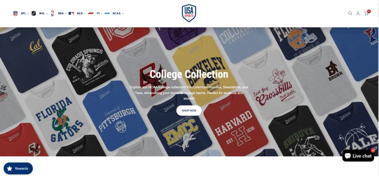 USA Sports website