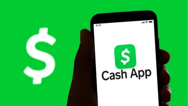 Phone screen with Cash App open