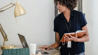 A remote white collar worker
