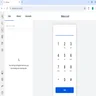 A screenshot of 8x8's dial pad.