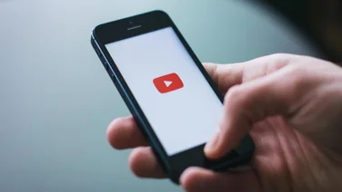 YouTube open on a phone