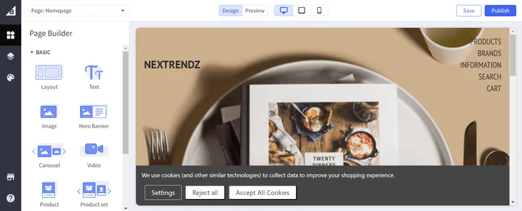 BigCommerce Storefront Editor