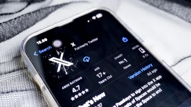 X, formerly Twitter, on a phone