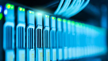 A row of data servers