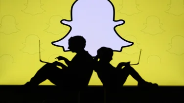 Snapchat users using laptops