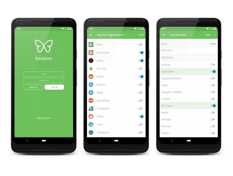 Freedom app