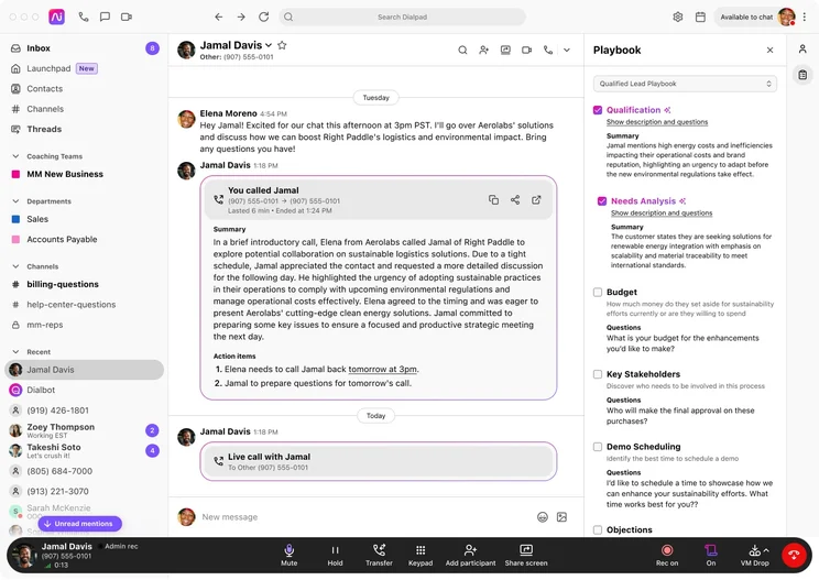Dialpad AI playbook