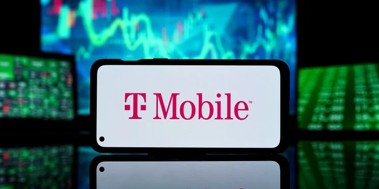 T-Mobile Logo on a Smartphone