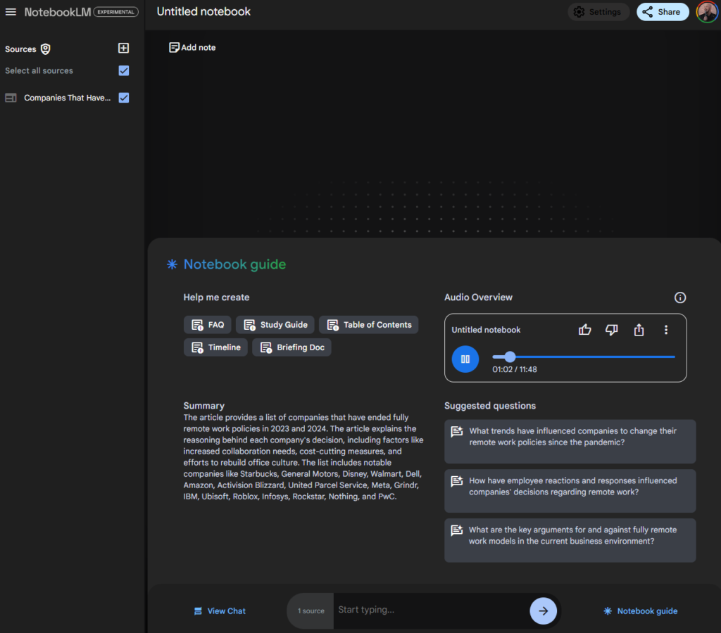 How to Turn (Almost) Anything Into a Podcast With Google AI - Tech.co