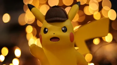 A detective pokeman figurine