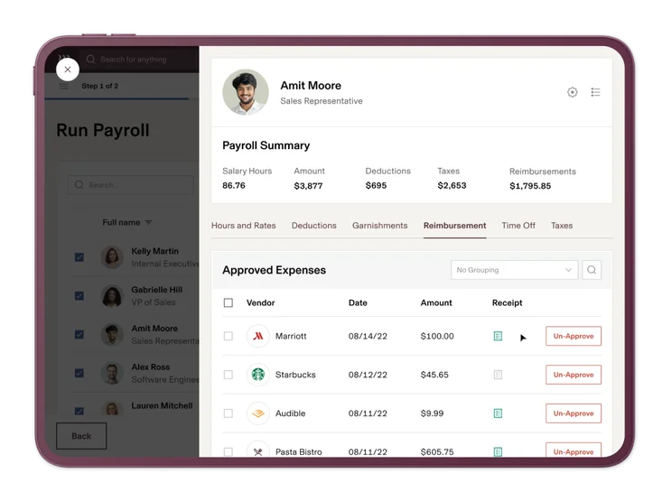 Rippling Payroll Expenses