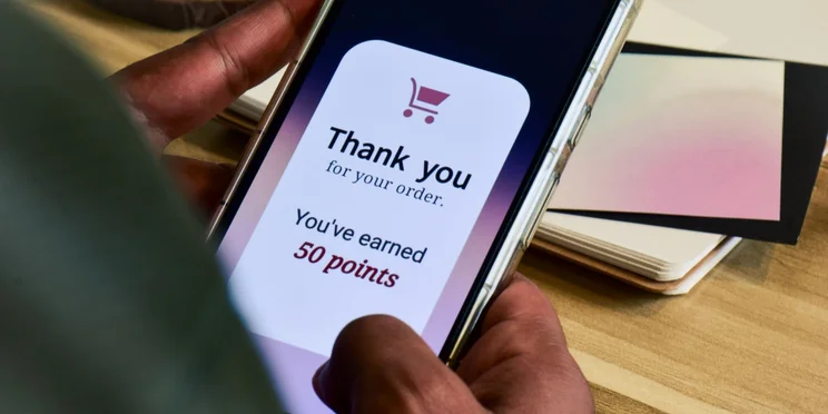 Earn Reward Points Notification on Mobile