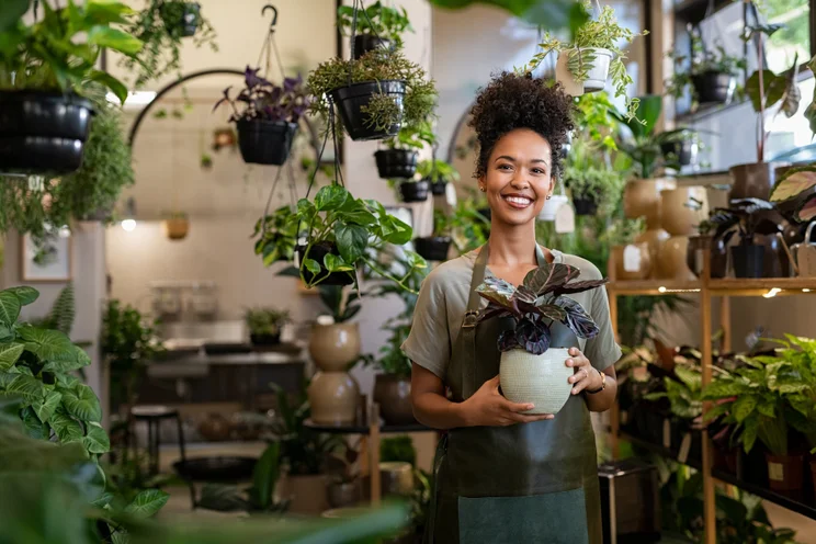 Flower shop owner
