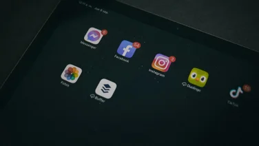 duolingo and tiktok apps on a phone