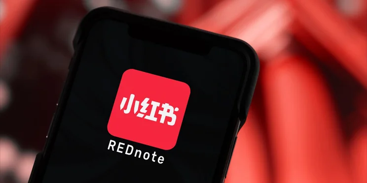 RedNote app on a phone