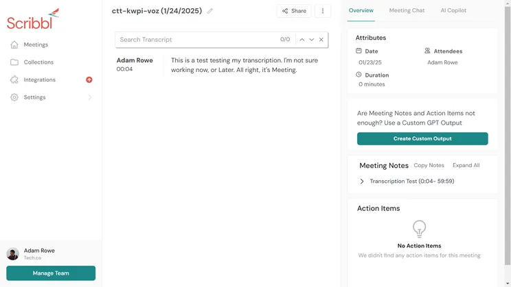 The Scribbl extension in action