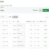 QuickBooks Online expenses tab showing transaction list with dates, types, categories, amounts, and approval statuses.
