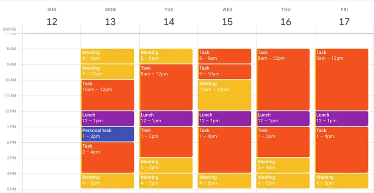 Apps like Zapier help you create time blocks to manage your workload more effectively