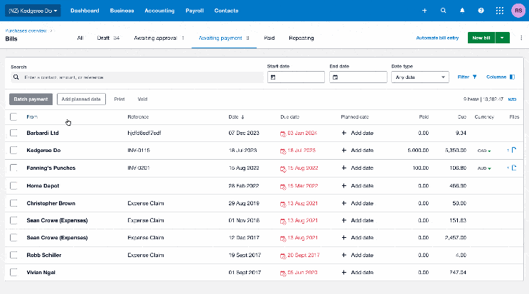 Xero offers AI generated search results to help you locate search articles quicker
