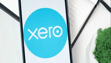 Xero logo on phone screen