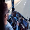 Trucker in Cab