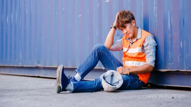 Logistics worker upset