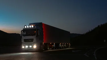 truck at night