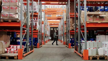 warehouse in a supply chain