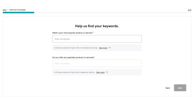 GoDaddy SEO keyword tool
