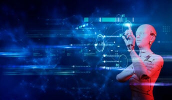 Robot working