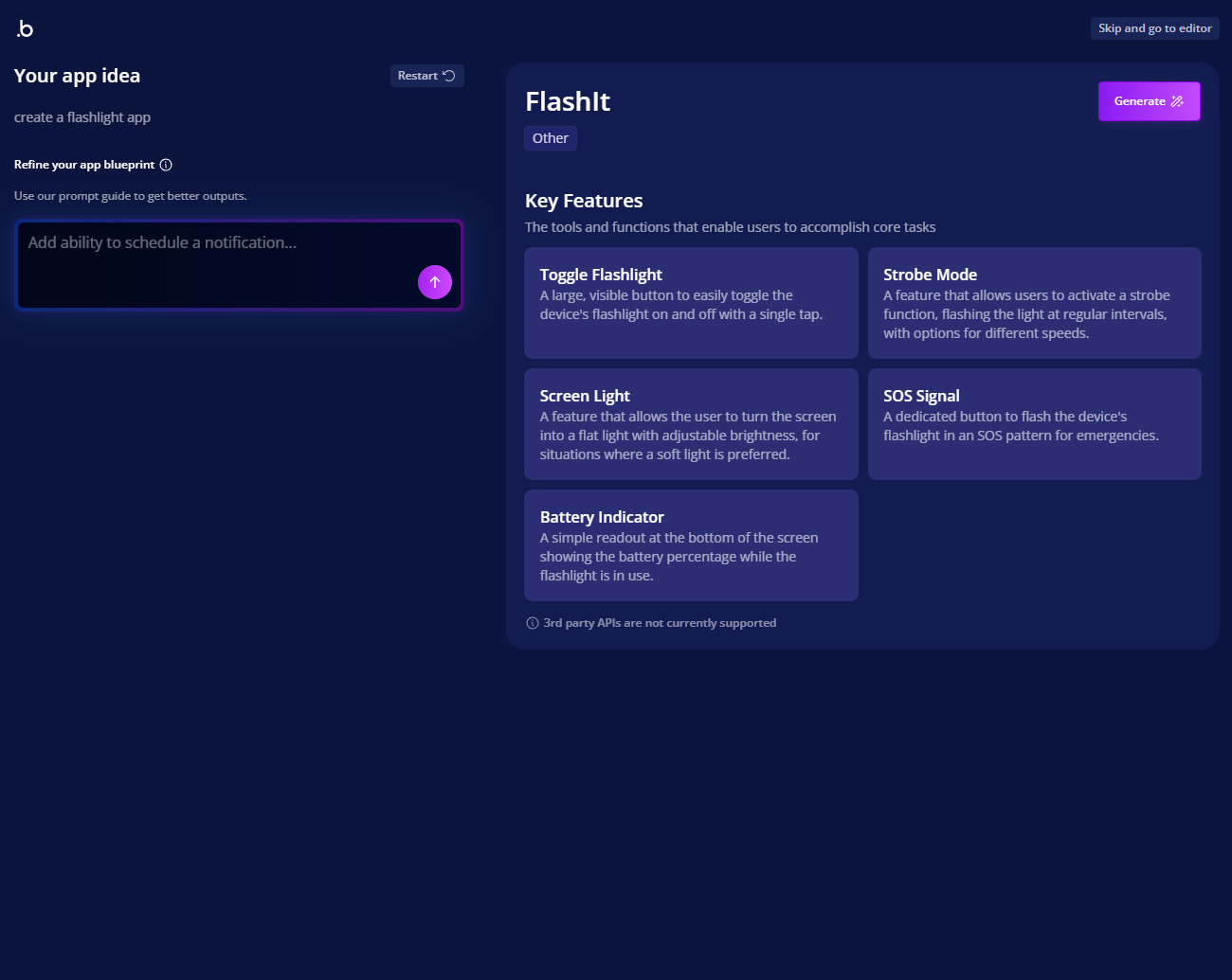 Bubble Interface