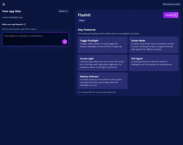 Bubble Interface